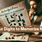 Four Digits to Memorize NYT